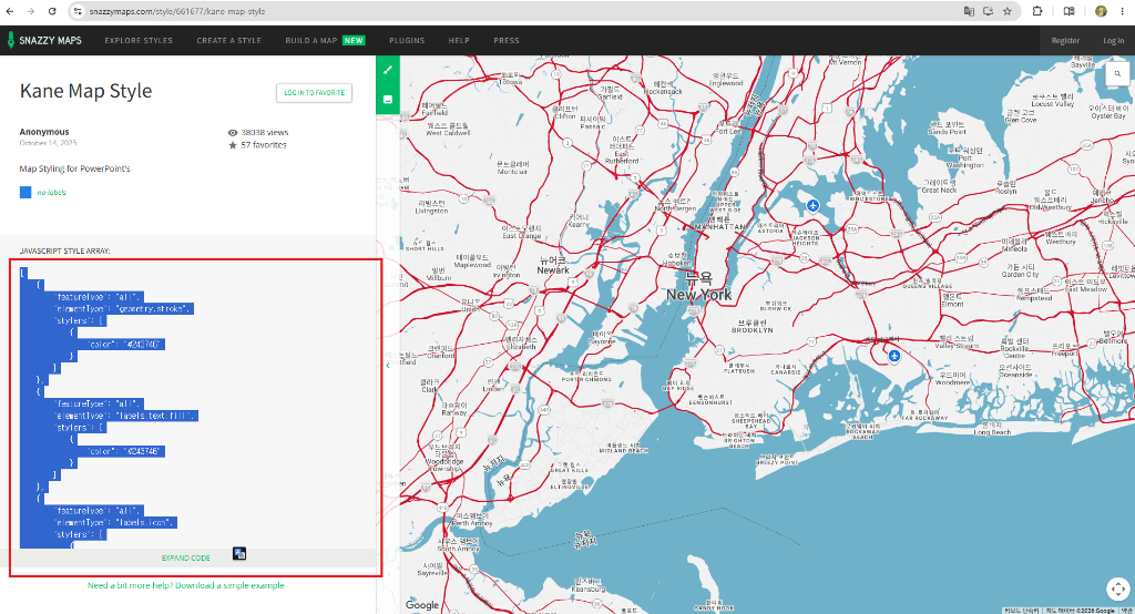 Snazzy Maps Copy